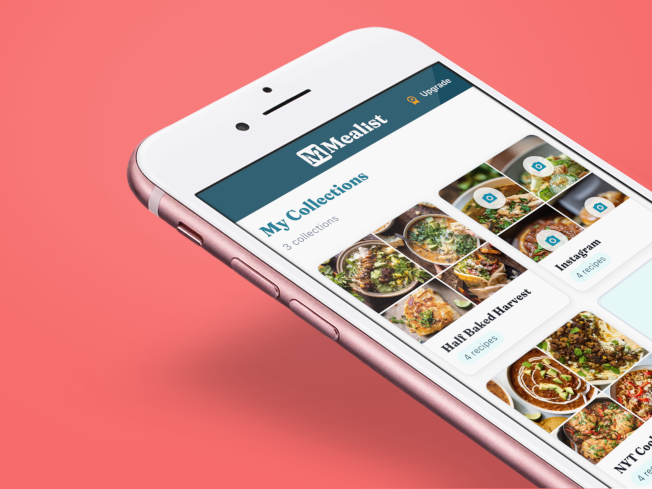 Recipe collections in Mealist